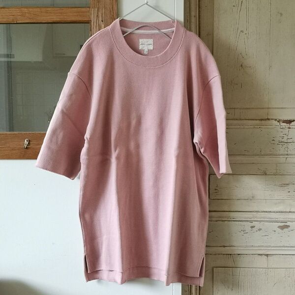 CURLY & Co. / カーリー トップス Tシャツ 半袖 ショートスリーブ カットソー 日本製 メンズ ピンク
