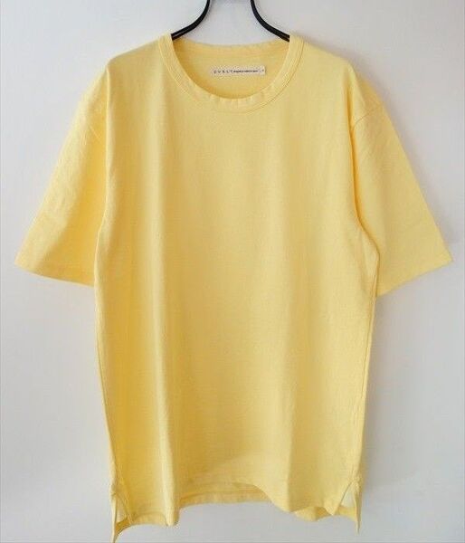 CURLY / カーリー トップス Tシャツ 半袖 ショートスリーブ カットソー メンズ 日本製 イエロー