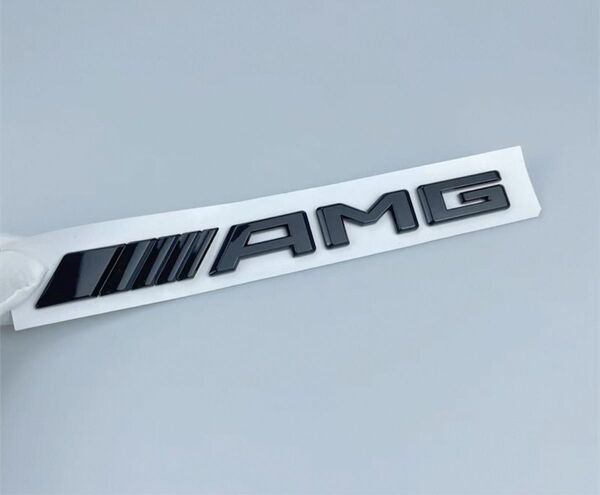 メルセデス・ベンツ(Mercedes Benz)AMGエンブレム リアエンブレム リヤエンブレム トランクエンブレム 黒