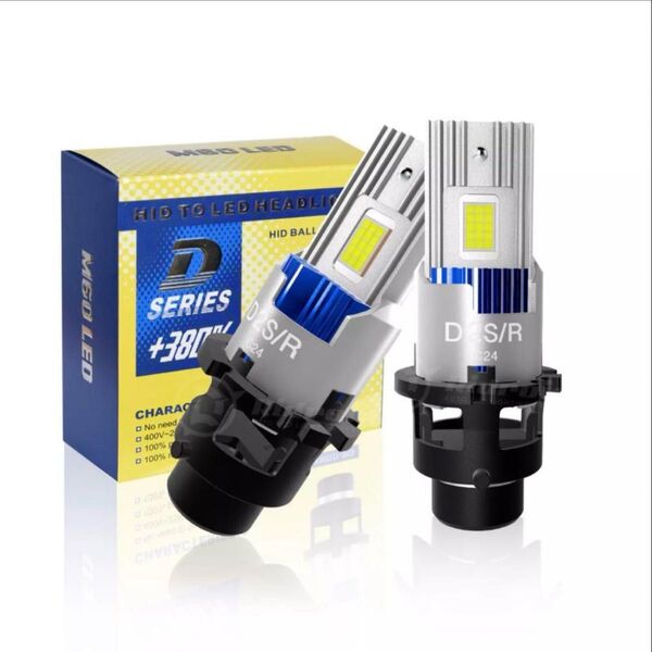 最新爆光 LED D2S/D2R 35W DC12V 6500K LED バルブ 純正HID交換型 簡単ポン付け