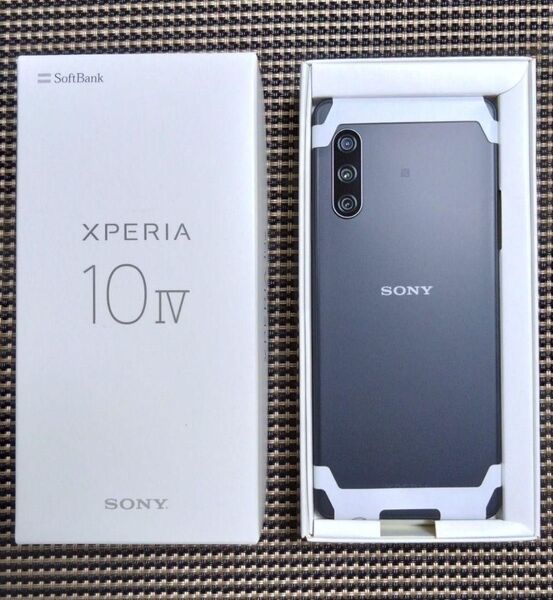 新品未使用 シムフリーSoftBank Xperia 10 IV A202SO ブラック デュアルシム おまけ付き