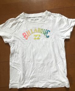 USED★BILLABONG ビラボン サイズ120 Tシャツ　半袖　ホワイト　白　綿100% 送料210円