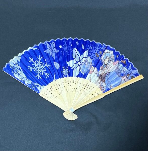 雪夜月コラボ 扇子 雪花ラミィ ホロライブ