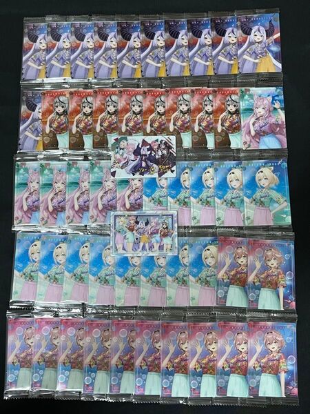 holoX ウエハース 52枚(個別50枚&集合2枚) まとめ売り ホロライブ
