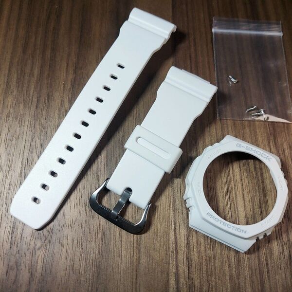 美品 G-SHOCK GA-2100 純正品 ベゼル ベルト ホワイト