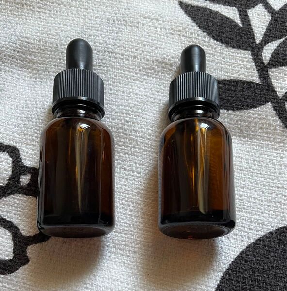 遮光ガラスボトル スポイト付き 20ml 2個