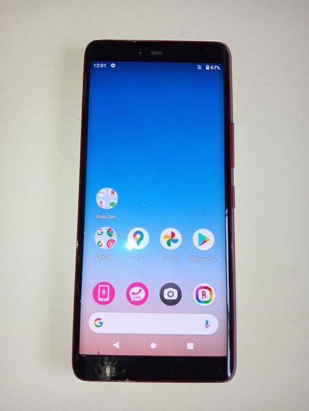 【画面破損ジャンク】Rakuten Hand P710