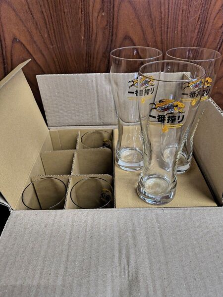 キリン一番搾り ビールグラス 12個(1箱)【カラーIS特製タンブラー400】新品未使用品