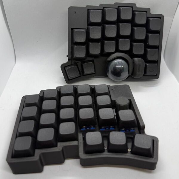 roBa ブラック 無線 トラックボール キーボード フルーセット