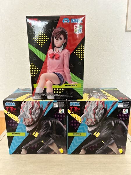 ダンダダン ちょこのせプレミアムフィギュア オカルン(変身)&モモ