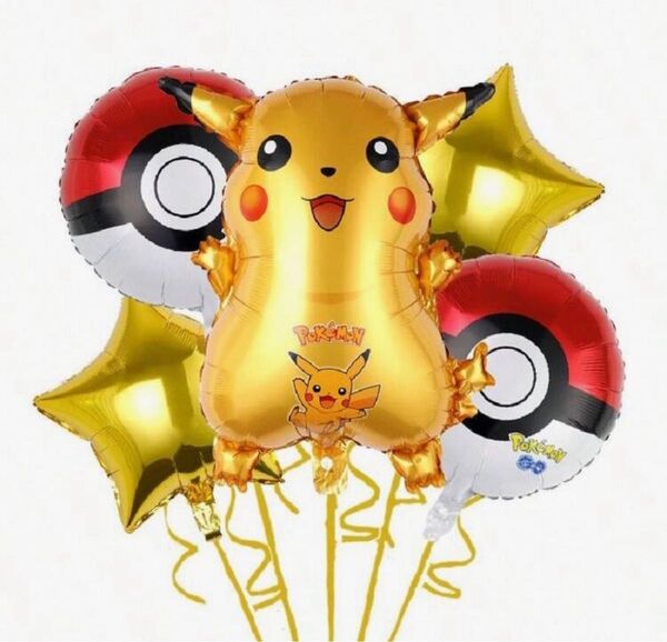 ポケモン アルミバルーン 5個セット ピカチュウ¥2900→¥2500