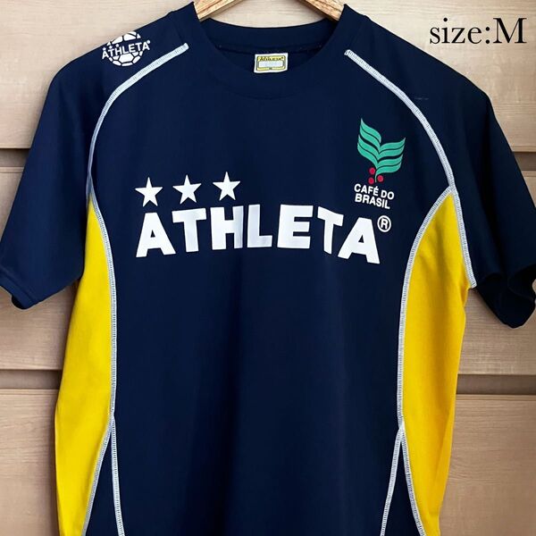 【複数割】アスレタATHLETA 半袖Tシャツ プラクティスシャツ ネイビー M