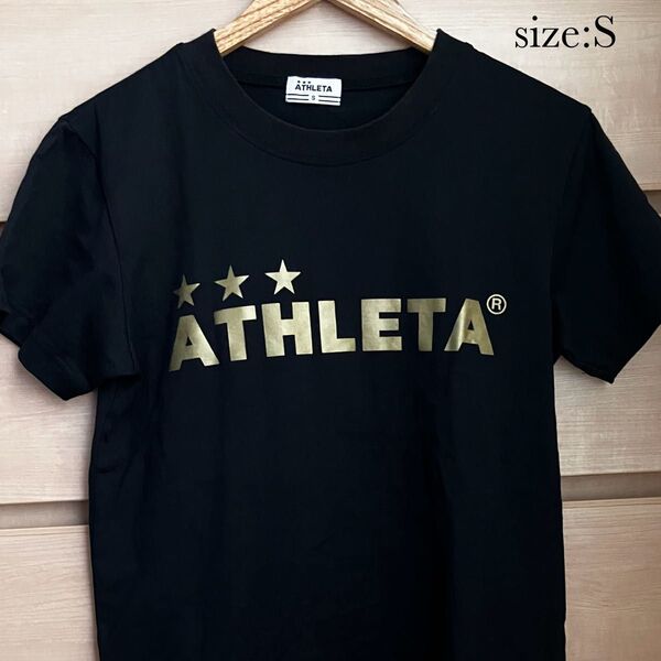 【複数割】アスレタATHLETA 半袖Tシャツ サッカー トレーニング 黒 S