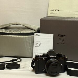 【極美品】Nikon Zf 40mm/f2 SE レンズキット 箱+ケース付き