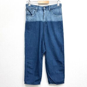 Y's Yohji Yamamoto ワイズ ヨウジヤマモト スポテッドホースクラフト 20SS バイカラー デニムサルエルパンツ