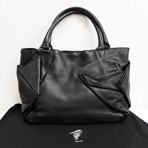 discord Yohji Yamamoto ディスコードヨウジヤマモト 本革 牛革 シボ革 2way トートバッグ ショルダー