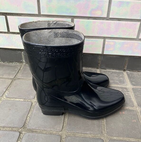 福山ゴム メンズ 長靴 25.0cm 中古品