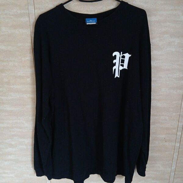 ファットランク ロンT 長袖Tシャツ 黒 XL