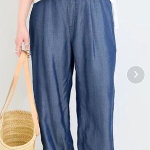 シンプルシテ ワイドストレートパンツ