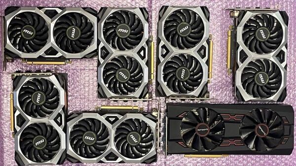 MSI GeForce GTX1660 SUPERとRX Vage( 7セット)