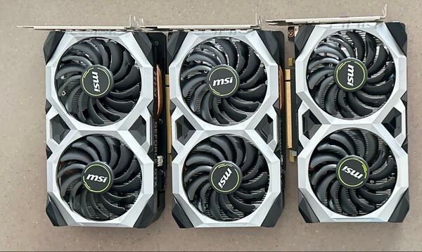 【ジャンク】MSI GeForce GTX 1660 SUPER(3セット)