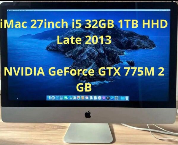iMac 27inch i5 32GB 1TB HHD