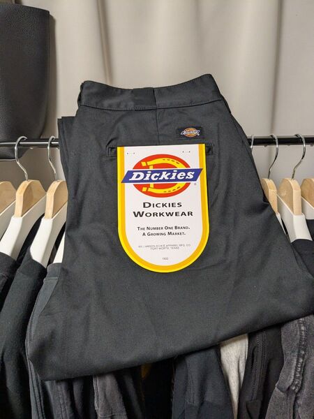 Dickies ディッキーズ チノパン メンズ 別注 ストレッチ 36 ボトムス 874 ベース パンツ 伸縮 黒 ブラック