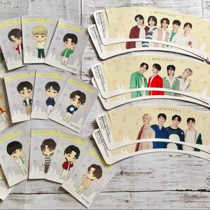 セブン 限定Peti TEEN オリジナルステッカー 各メンバー1枚ずつ13種類 カップカバー各2枚ずつ3種類