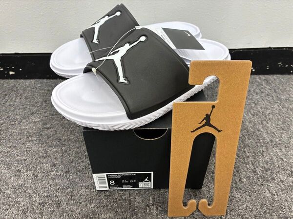 新品 NIKE Jordan JUMPMANスライド 26cm サンダル ブラック/ホワイト