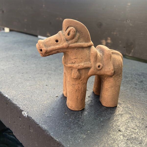 埴輪 馬 手作り 置物