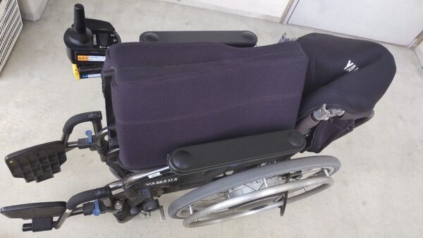 電動 車椅子 ヤマハ 折りたたみ式 YAMAHA日本製 ユニット装着車 ニッケル水素バッテリータイプ 動作良好