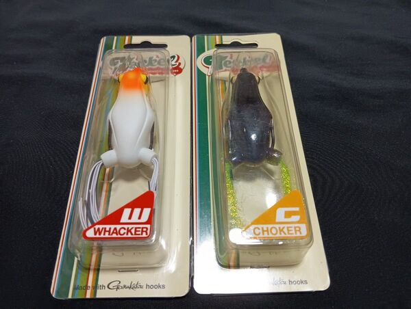 テッケル ワッカー チョーカー 2個セット 新② Teckel WHACKER CHOKERフロッグ ライギョ ナマズ 雷魚 鯰