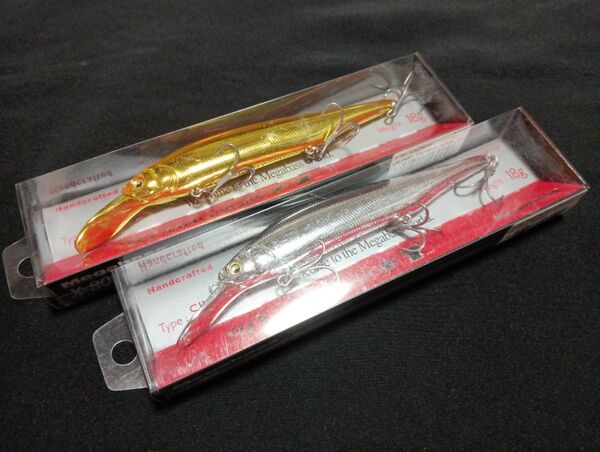 限定カラー 2個セット メガバス X-80 マグナム +1 UVフルオレンジゴールド UVフルメッキ SP-C プラス +1