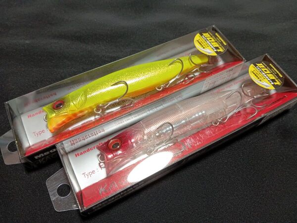 メガバス カゲロウ 124F 2個セット シースルーグリッター GLX ダブルチャート KAGELOU DOUBLE CHART