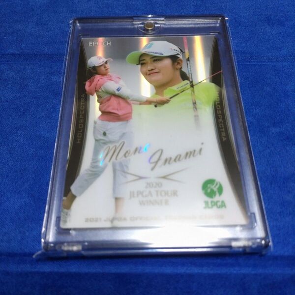 EPOCH JLPGA 2021 稲見萌寧 2020 TOUR WINNER ホロスペクトラ 80枚限定カード