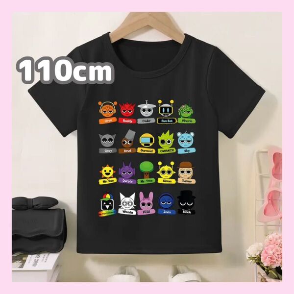 大人気★スプランキー 半袖Tシャツ 110cm ブラック オールスター