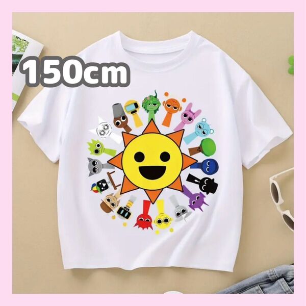 大人気★スプランキー 半袖Tシャツ 150cm ホワイト 白 ミスターサン オールスター