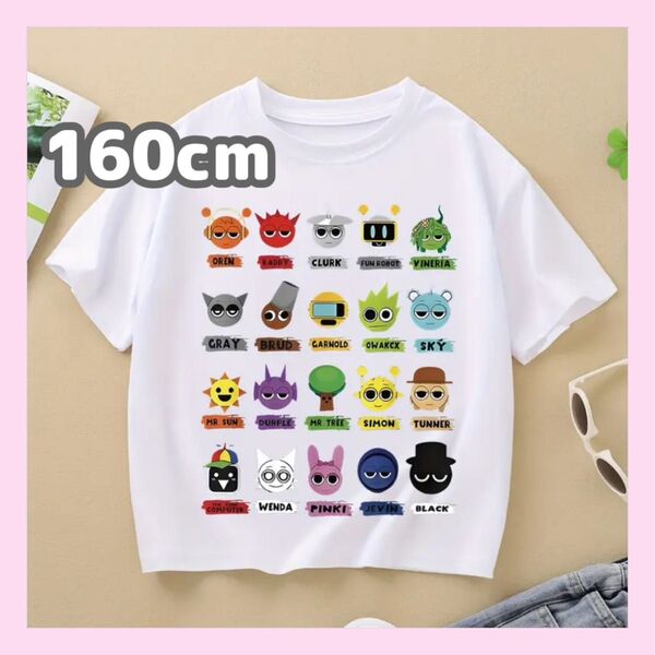スプランキー 半袖Tシャツ 160cm ホワイト 白 オールスター レディースSサイズ