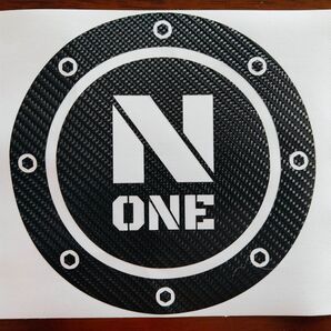 NONE フューエルリッドカーボン調カッティングステッカーa 給油口ステッカー