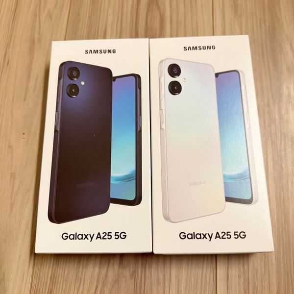 Galaxy 5G A25 ブラック/ライトブルー 2台 新品未開封 一括購入