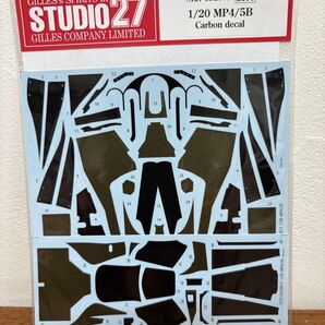 スタジオ27 1/20 マクラーレンホンダMP4/5B カーボンデカール 未開封品