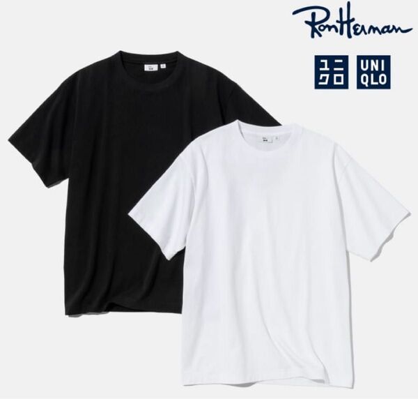 二子玉川高島屋限定 ロンハーマン ユニクロ コラボTシャツ 黒 M