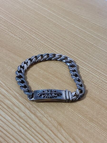 Chrome Hearts IDブレスレット シルバー