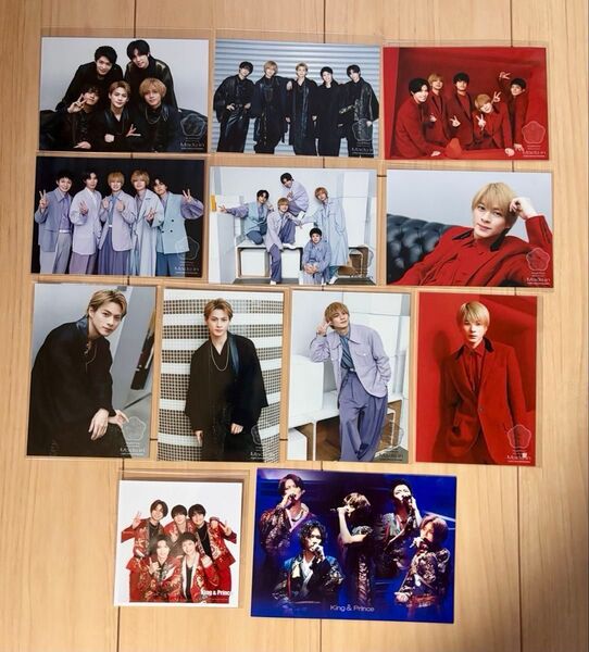 king&prince キンプリ・平野紫耀 フォトセット 公式写真 集合写真バラ フォトカード