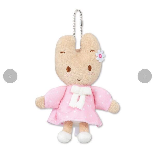 新品未使用 アベイル サンリオ マロンクリーム マスコットチャーム ピンク キーホルダー キャラクター ボールチェーン付