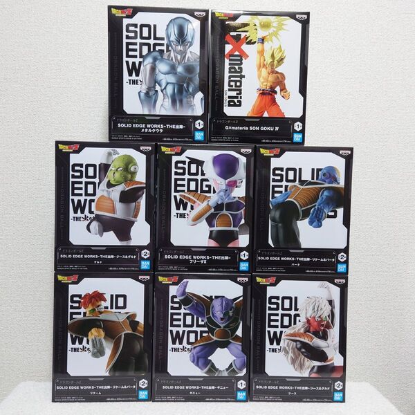 ドラゴンボールZ SOLID EDGE WORKS THE 出陣 ギニュー特戦隊&フリーザII&メタルクウラ&孫悟空Ⅳ 8点セット