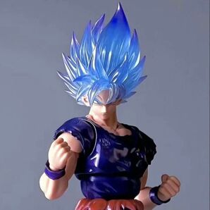 S.H.Figuarts用孫悟空スーパーサイヤ人ブルー界王拳カスタムヘッドパーツ