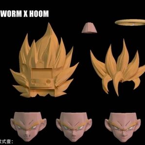 S.H.Figuarts用 孫悟空スパーサイヤ人2 ヘッドパーツ