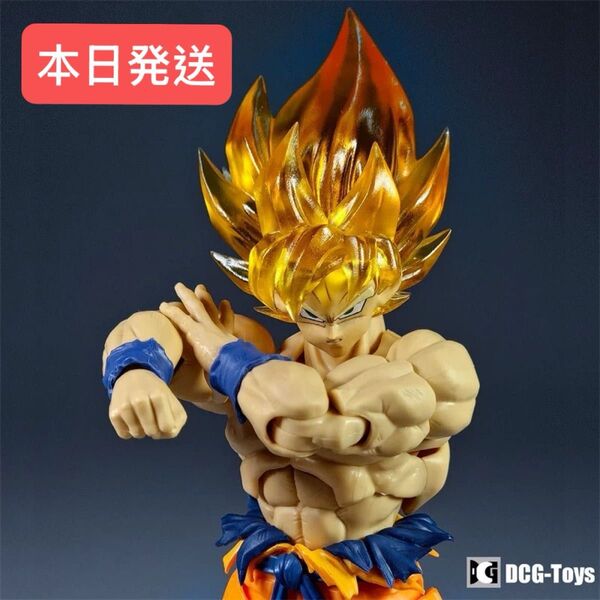 S.H.Figuarts用 孫悟空 スーパーサイヤ人カスタムヘッドパーツ クリア