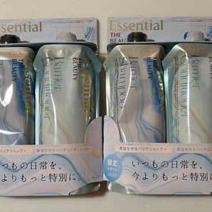 花王 エッセンシャルザビューティ バリア シャンプー&コンディショナー × 2セット 限定デザイン